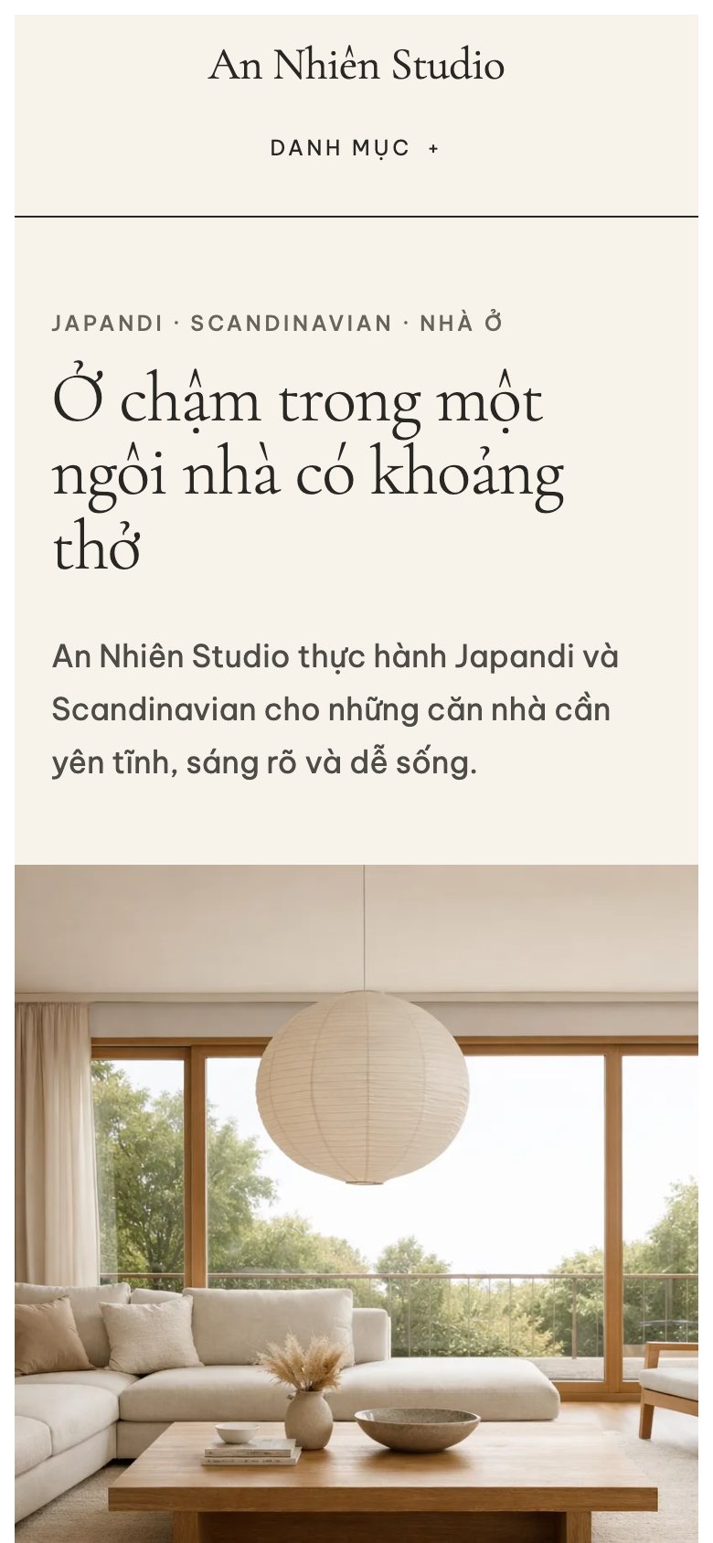 Giao diện điện thoại của Atelier / An Nhiên